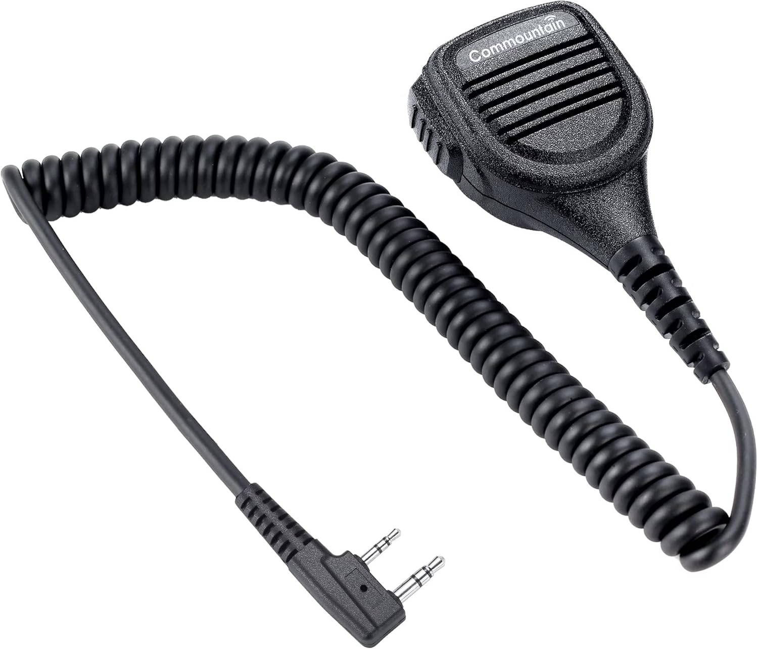 commountain Heavy Speaker Mic Compatible for Baofeng Radios BF-F8HP UV-82HP UV-5R UV82 UV82C UV5R5 UV5RA UV5RE UV5X3 and Kenwood BTECH Retevis Samcom Radios, Walkie Talkie Microphone