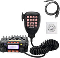 QYT KT-8900 25W GMRS Mobile Radio & Base Station,Long Range Two-Way Radio with NOAA Weather Scan & Alert, Integrated Control Mic